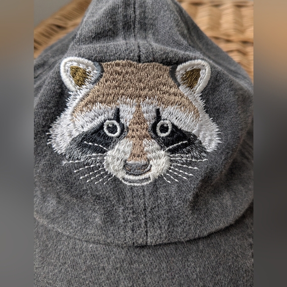 Embroidered Raccoon Hat - Picture 2 of 5